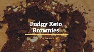 Keto Fudgy Brownies  Ketogenic Recipes [upl. by Detta949]