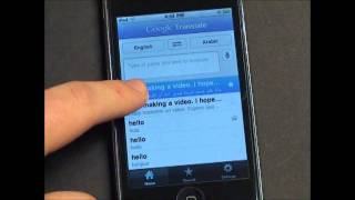 Google Translate App for iPhone iPod and iPad Demo [upl. by Lamori713]