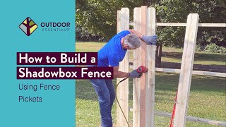 How to Build a Shadowbox Fence [upl. by Abert427]