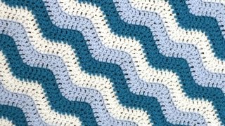 Crochet for Knitters  Rugged Ripples Blanket [upl. by Rebeka]