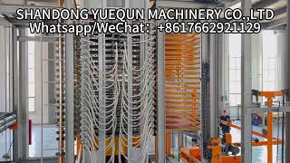 20layers hot press machine with automatic loading unlaoding machine [upl. by Enilrae37]