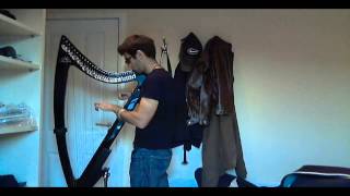 Yunas Theme  Final Fantasy X  Harp cover [upl. by Ackley]