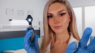 ASMR Full Otoscope Ear Exam amp Ear Cleaning [upl. by Alano]