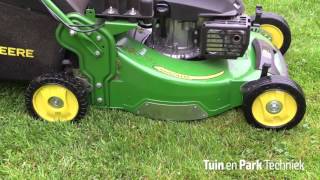 Loopmaaiertest Honda John Deere en Solo [upl. by Babb]