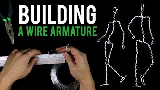 How to Make Wire Armatures for Sculpting [upl. by Ailemor]