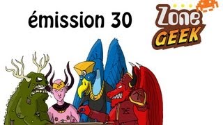 Zone Geek émission 30  Jeux de plateau [upl. by Arratahs]