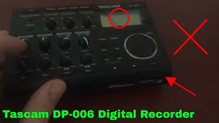 ✅ How To Use Tascam DP006 Digital Recorder Review [upl. by Deva120]