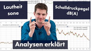 Schalldruckpegel dBA oder Lautheit  Die beste Analyse für meine Akustikmessungen [upl. by Dav612]