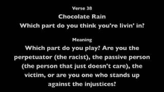 The Meaning of quotChocolate Rainquot [upl. by Reizarf]