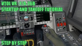 VTOL VR  Startup And Takeoff Tutorial  FA26B [upl. by Nellak419]