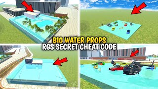 Big Water Prop  Water House  Water Police Station 😍 RGS Secret Cheat Code  IN INDIAN BIKE DRIVING [upl. by Asle]