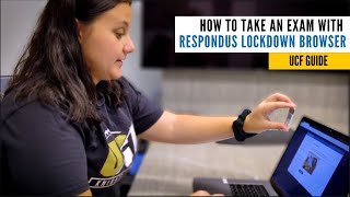 How to Take an Exam with Respondus LockDown Browser [upl. by Nobe]