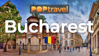 Walking in BUCHAREST  Romania 🇷🇴 Old Town to Parliament  4K 60fps UHD [upl. by Borrell]