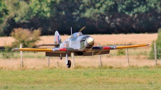 TONY NIJHUIS 145 SCALE RC HAWKER HURRICANE  BONUS quotONE WHEEL LANDINGSquot FOOTAGE  NLMFC  2016 [upl. by Lertsek139]