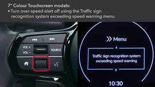 Using Your Honda’s Traffic Sign Recognition System TSR [upl. by Ettennod]