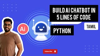 AI ChatBot in 5 lines Python Code in Tamil [upl. by Spear]