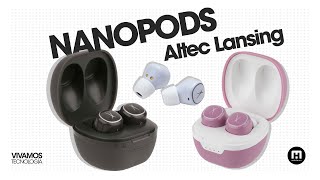 Audífonos Bluetooth Altec Lansing NanoPods MZX559 TWS  MobileHUT [upl. by Adnov961]