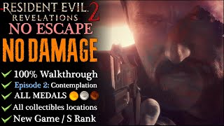 【RERevelations 2】NO DAMAGENo EscapeAll MedalsNG  100 Walkthrough Episode 2 [upl. by Marjie49]