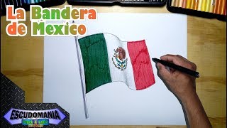 Cómo dibujar fácil la Bandera Nacional de México [upl. by Eceinaj]