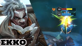 Wild Rift Ekko  Top Ekko Firelight skin Gameplay quotHard Carryquot Rank season 15 [upl. by Jeffie]