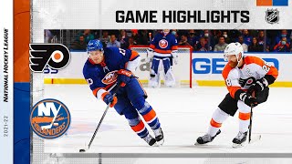 Flyers  Islanders 11722  NHL Highlights [upl. by Letty40]