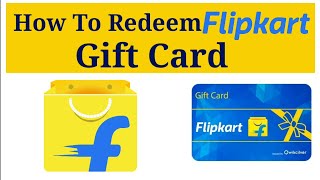 How To Use FlipKart Gift Card 2020 [upl. by Ayahs]