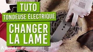 TUTO  comment changer la lame de votre tondeuse [upl. by Aehtrod]