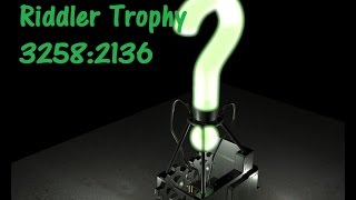 Batman Arkham Knight Riddler Trophy 32582136 [upl. by Leahcir568]