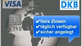 DKB Tagesgeld auf Visa Card ► so funktioniert es [upl. by Aisena]