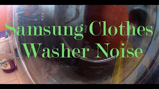 Samsung Clothes Washer Noise on Spin Cycle [upl. by Harvard970]