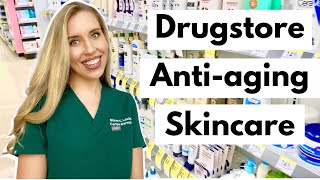 Drugstore Antiaging Skincare Routine  The Budget Dermatologist [upl. by Wight]