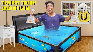 KITA UBAH KASUR UPlIN JADI KOLAM IKAN UPlIN MUARUIAH BESUAR [upl. by Llenwad392]