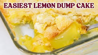 Easiest Lemon Dump Cake [upl. by Albric]