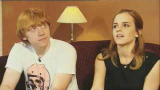 GMTV Interview with Rupert Grint and Emma Watson [upl. by Anires]