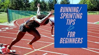 RUNNING SPRINTING TIPS FOR BEGINNERS  where to start [upl. by Furey]