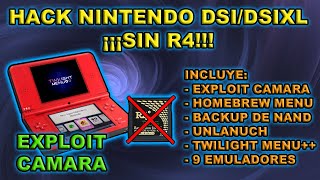 LIBERAR NINTENDO DSIDSI XL SIN R4 2021  EXPLOIT CAMARA [upl. by Sabina]