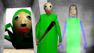 Granny And Her Family Sewer Escape But In Baldis Basic Atmosphere [upl. by Eirret]