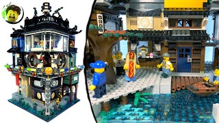 LEGO Ninjago City Custom Wus Tea Shop and more [upl. by Barcot]