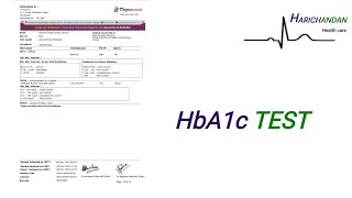 HbA1c Test Glycosylation of haemoglobin  Diabetes [upl. by Calendre]