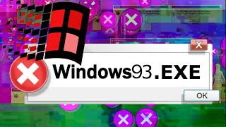 WINDOWS93EXE  THE WORST WINDOWS THAT IS FULL OF VIRUSES AND MALWARE Windows93net [upl. by Crosse]