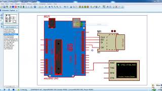 Arduino SD card Proteus simulation [upl. by Ydnirb]