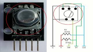 KY040 Rotary Encoder Module [upl. by Hermon372]