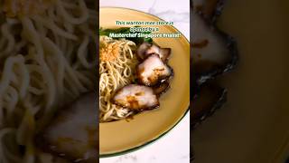 Wanton mee by Masterchef Singapore finalist singaporefood [upl. by Nnav]