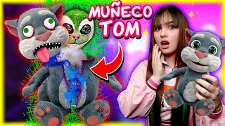 🚫 ABRO MUÑECO TALKING TOM ATERRADOR 🔪😱 Le quite la cara y el cuerpo y es HORRIBLE 😭 [upl. by Worthy161]