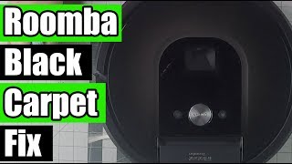 Roomba Black Carpet Fix  Disable Cliff Sensors [upl. by Faydra]