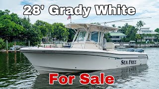 28’ Grady White BOAT FOR SALE [upl. by Nednyl]