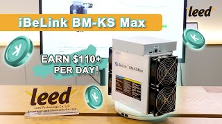 New iBeLink BMKS MAX Kaspa Mining RigThis Miner Earns 100 PER DAY [upl. by Adekahs]