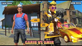 GARIB VS AMIR   गरीब VS अमीर   FREE FIRE SHORT STORY  SHOT RANGE [upl. by Busiek955]