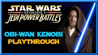 Star Wars Episode 1 Jedi Power Battles  ObiWan Kenobi Playthrough No Commentary [upl. by Ellsworth]