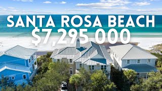 Beachfront Home Tour in Santa Rosa Beach Florida  30A Florida [upl. by Naeloj]